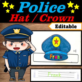 policeman hat craft