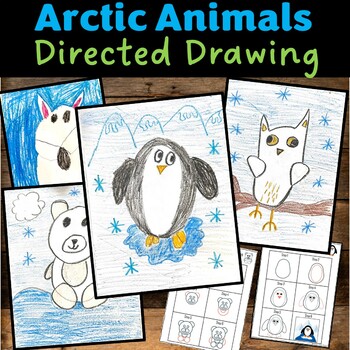 Arctic Animals Directed Drawing Winter Activities