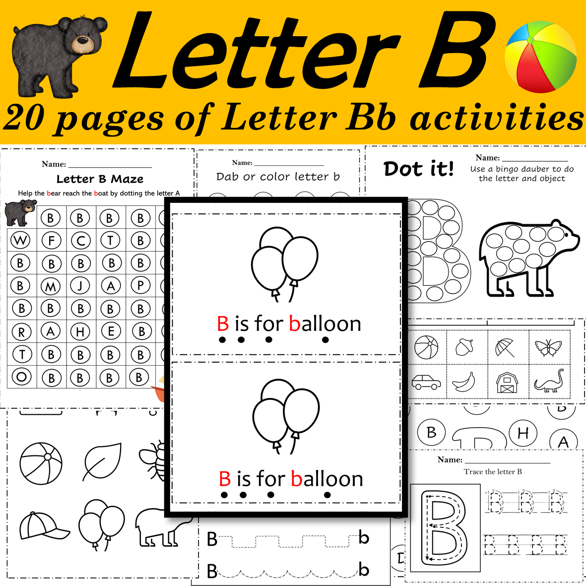 All Names Beginning With the Letter B