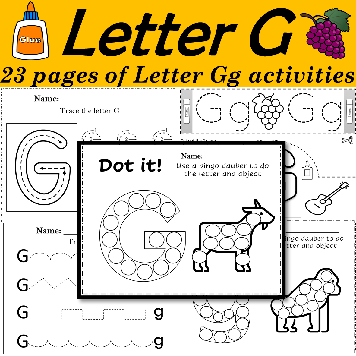 alphabet letter g images