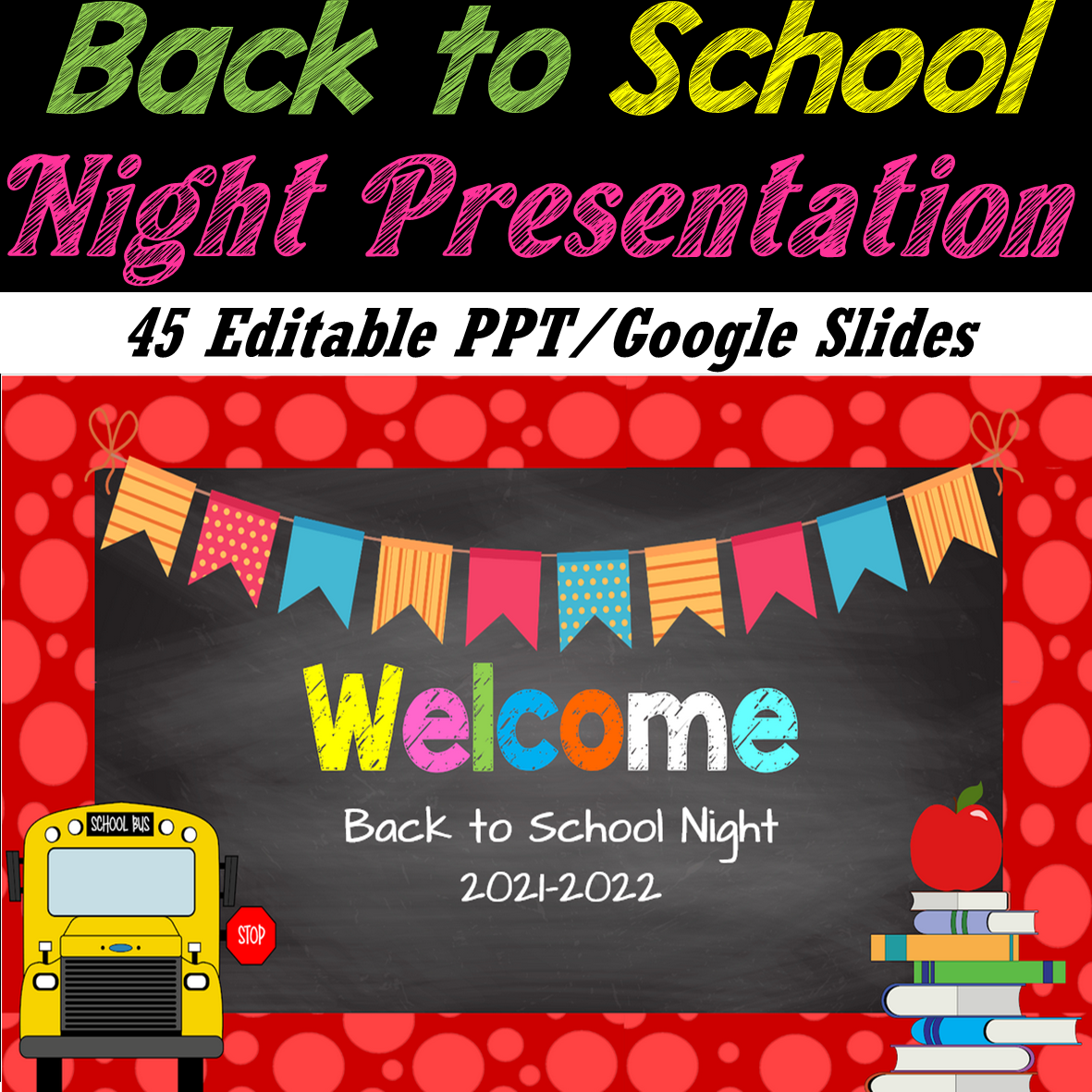 Back To School Night Presentation Meet The Teacher Open House PPT 