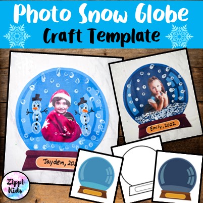 snow globe template