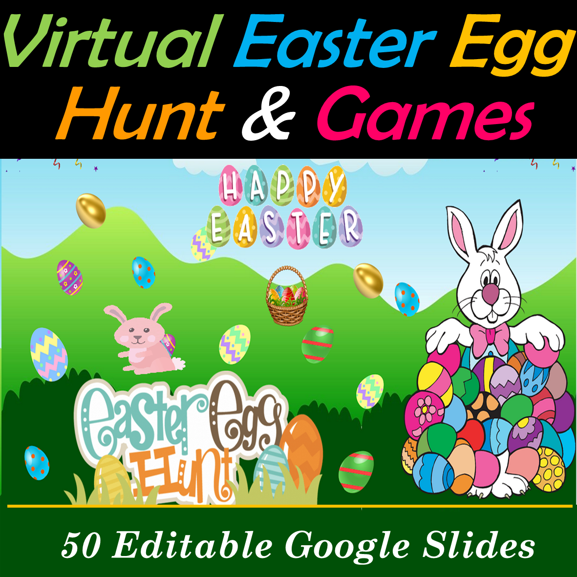 Virtual easter store egg hunt