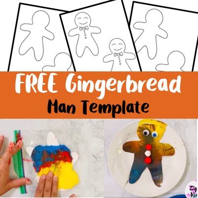 Free Printable Gingerbread Man Templates