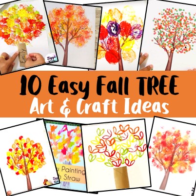 fall tree drawing ideas