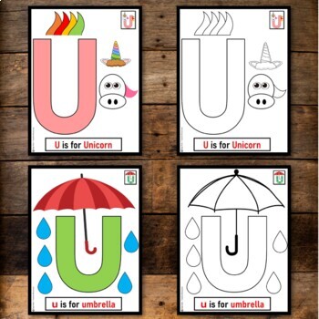 letter u umbrella craft