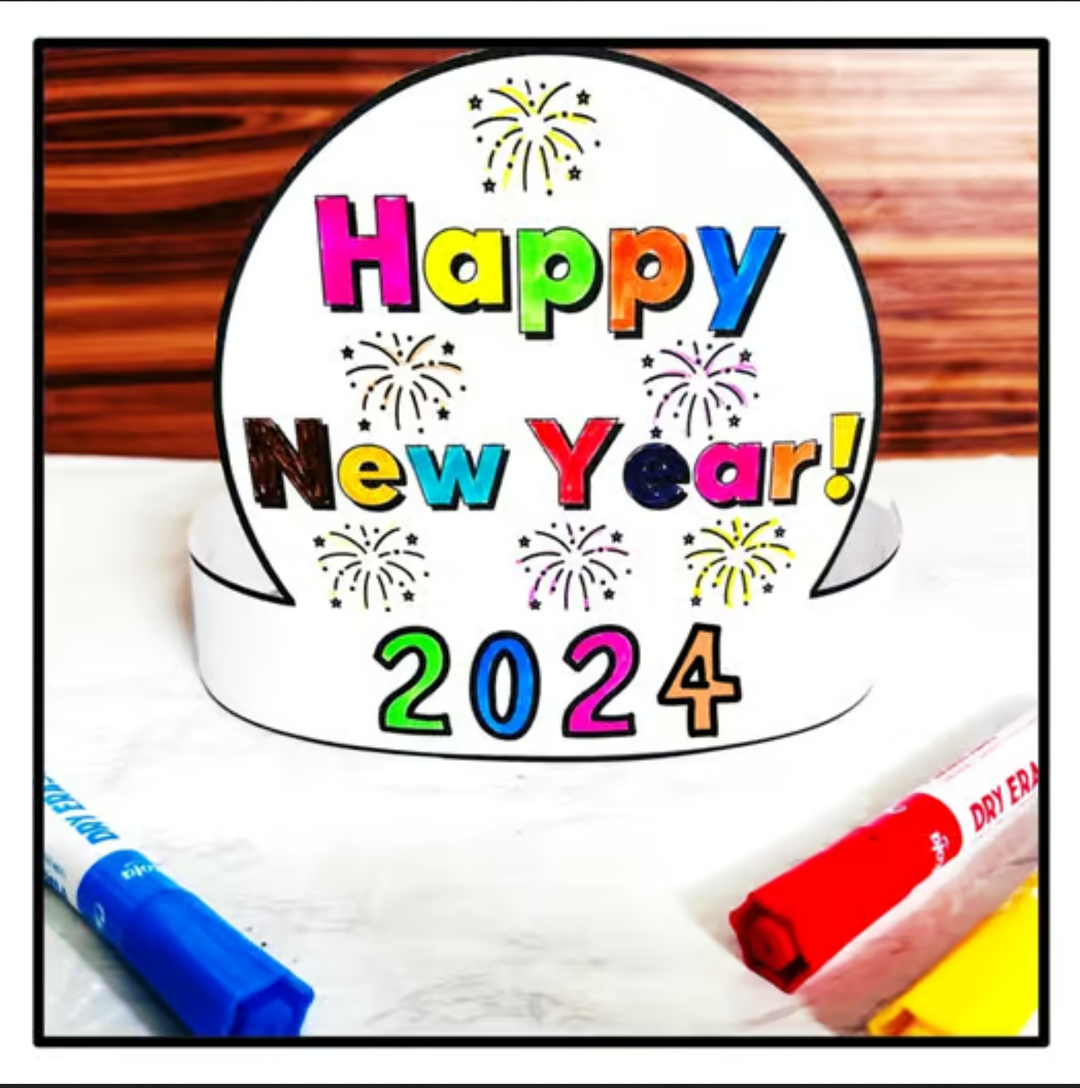 Happy New Year, New Year, Celebration, 2023, Badge Reel, Keychain, Phone  Grip, Craft Blank -  Singapore