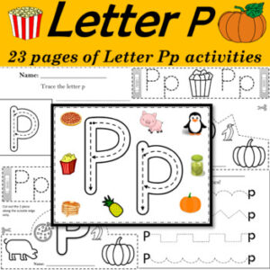 Alphabet Letter of the Week P Activities - Printable PDF - Zippi Kids