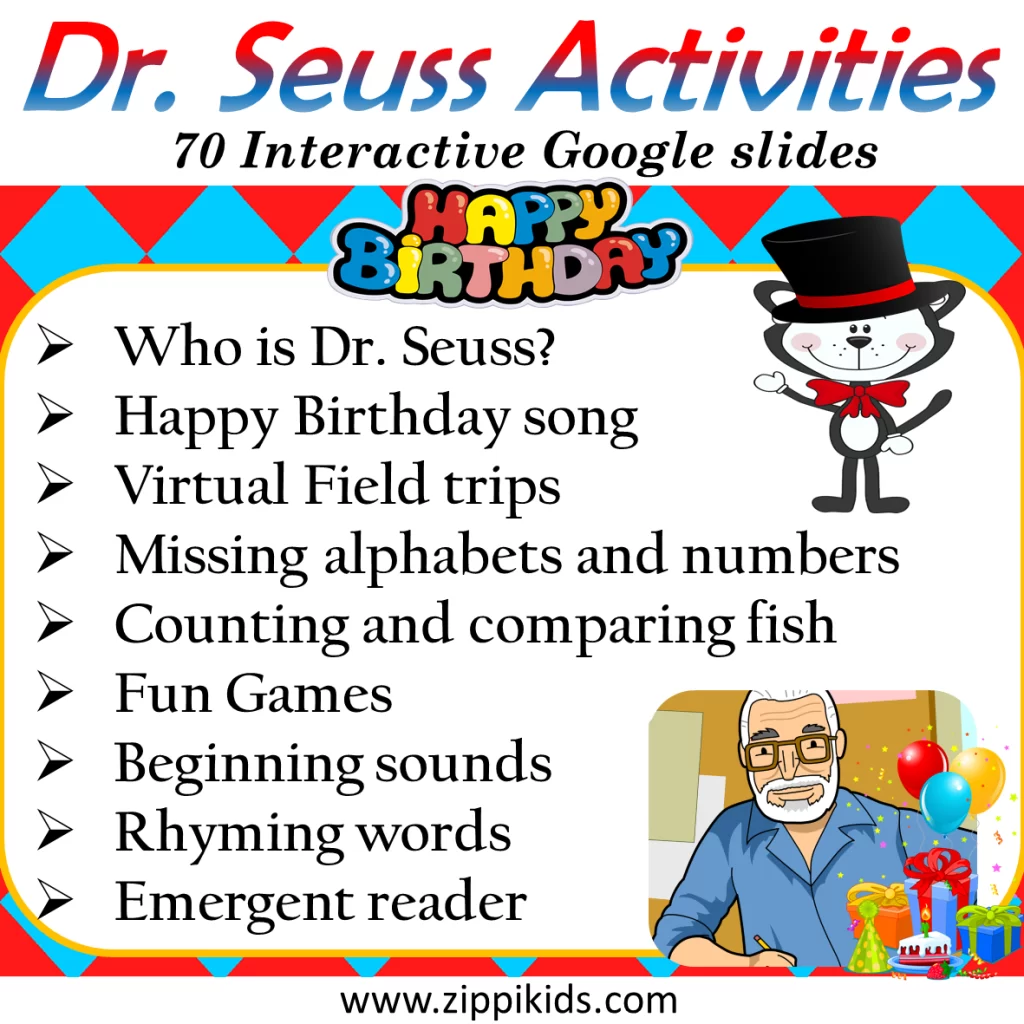 DR SEUSS Digital Activities