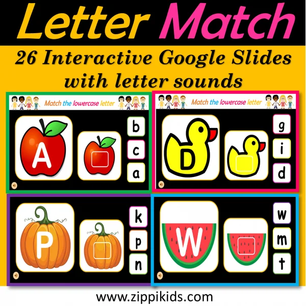 Digital Alphabet Activities | Letter Practice Distance learning -156 Google Slides