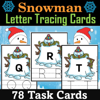 Snowman Literacy Task Cards