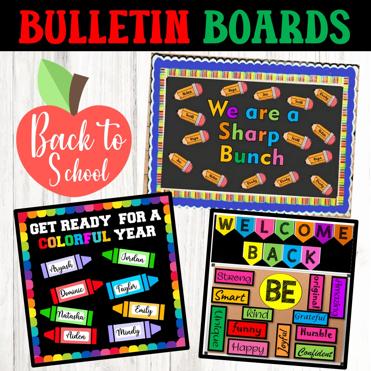 Back to School Bulletin Boards