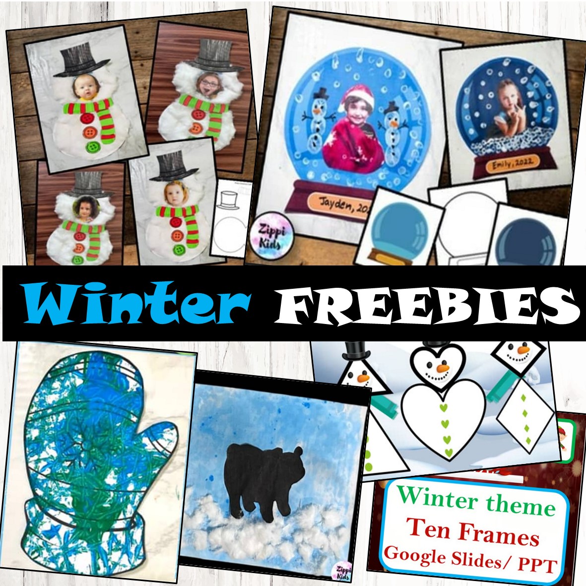 FREE SNOWGLOBE TEMPLATE