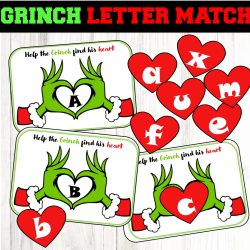 Grinch printable for kids