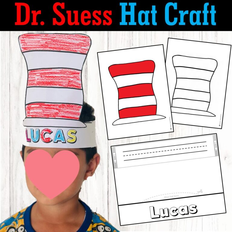 Cat in hat craft name crown