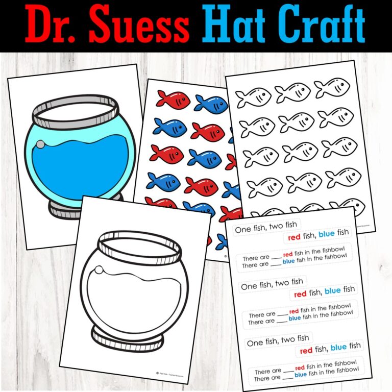 Dr Seuss Fish bowl craft