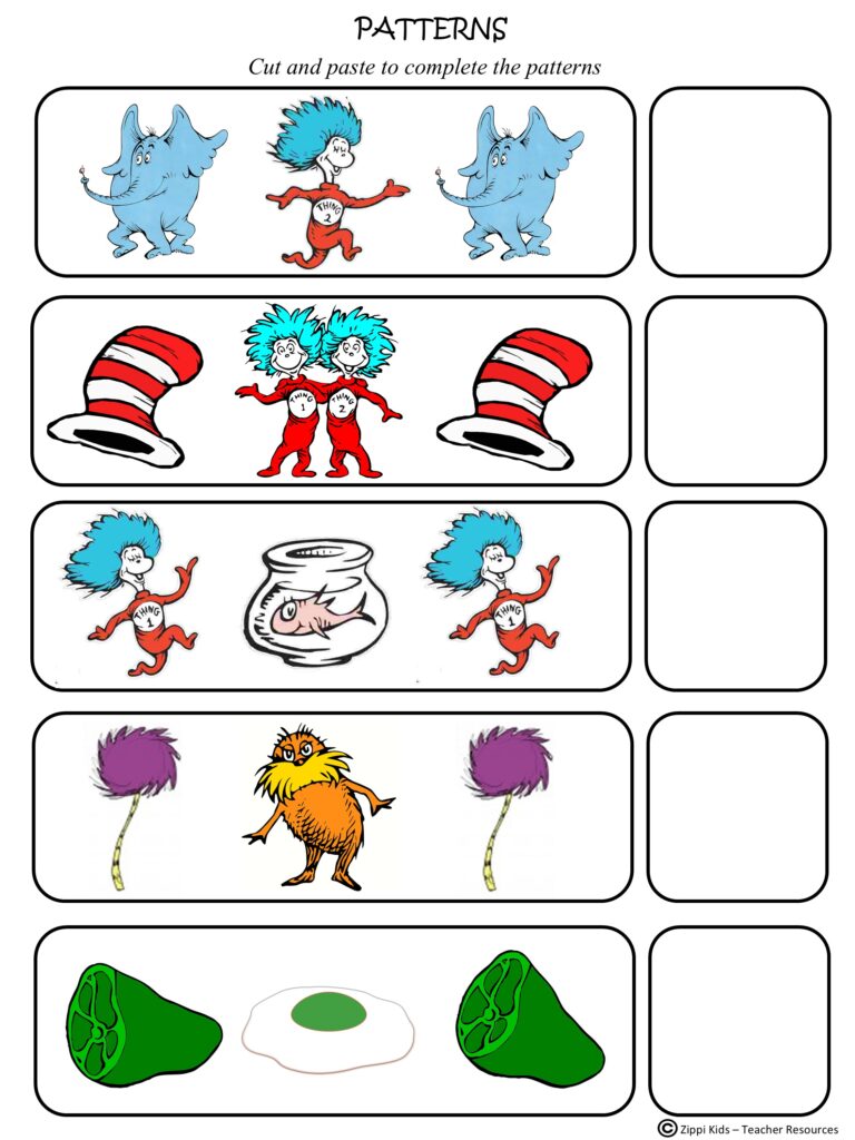 Dr Seuss Patterns