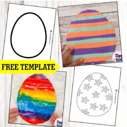 Easter EGG craft - Free template