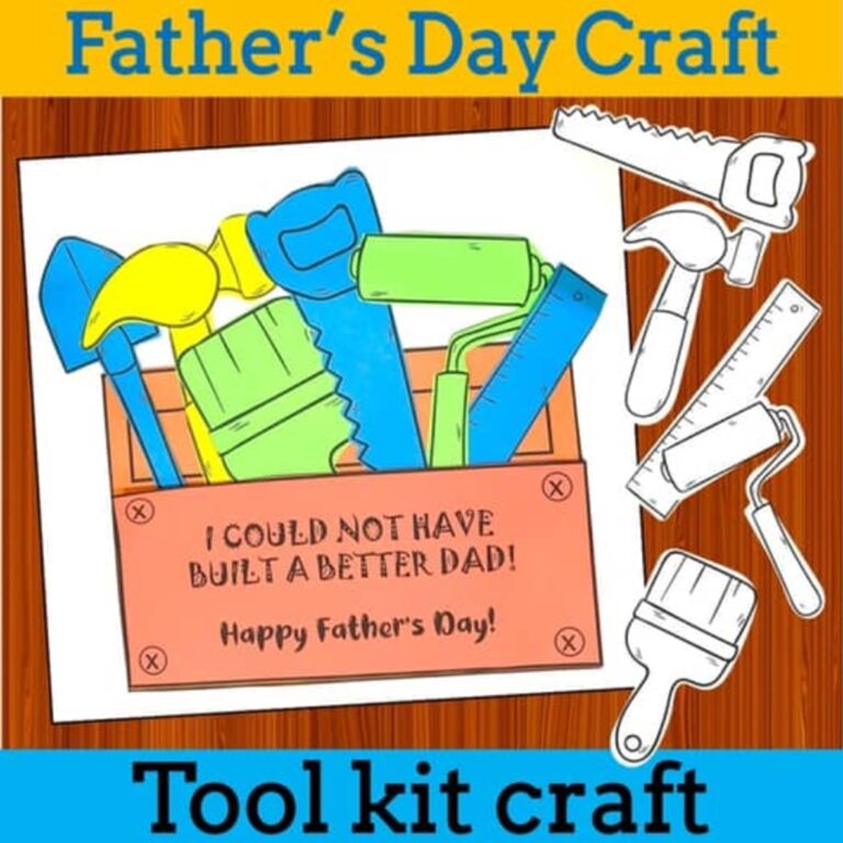Fathers day tool kit craft