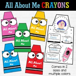 Crayon craft All about me