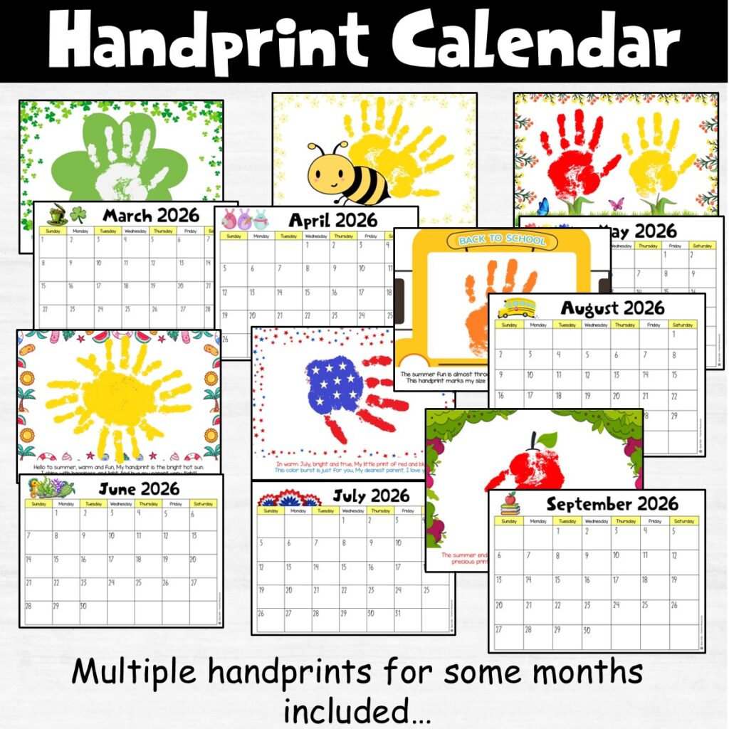 Handprint Calendar